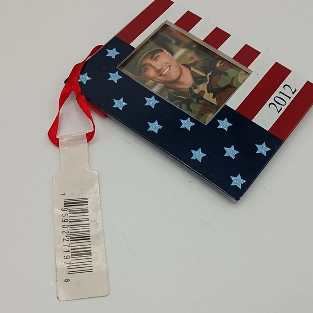 2/$15 or 3/$20 2012 Hallmark Photo Military Ornament
